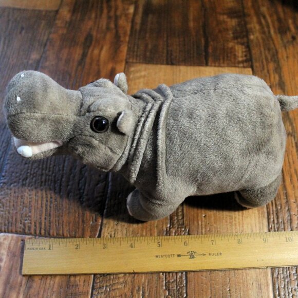 Hippo Plush Toy, House Hippo - Picture 5 of 6